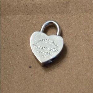 Tiffany & Co. Sterling Silver Heart Charm